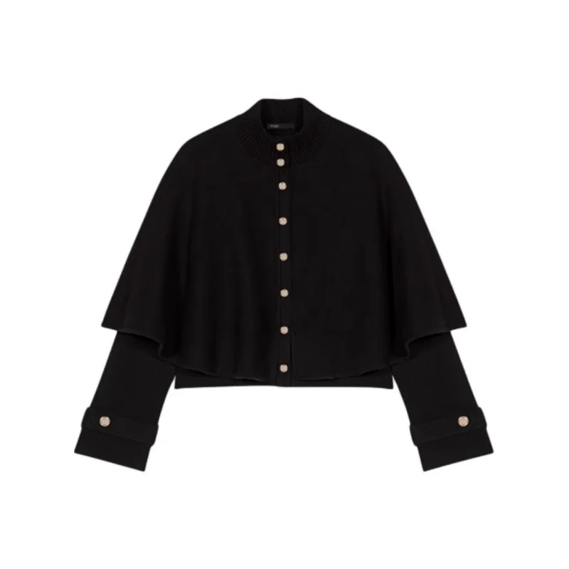 Maje Cape effect Cardigan-0