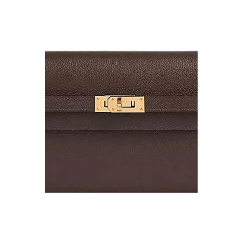 HERMES Kelly To Go Evercolor Calfskin Shoulder Bag Women's 44 Moka Mocha-3