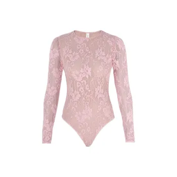 Zimmermann Lace Long Sleeved Bodysuit