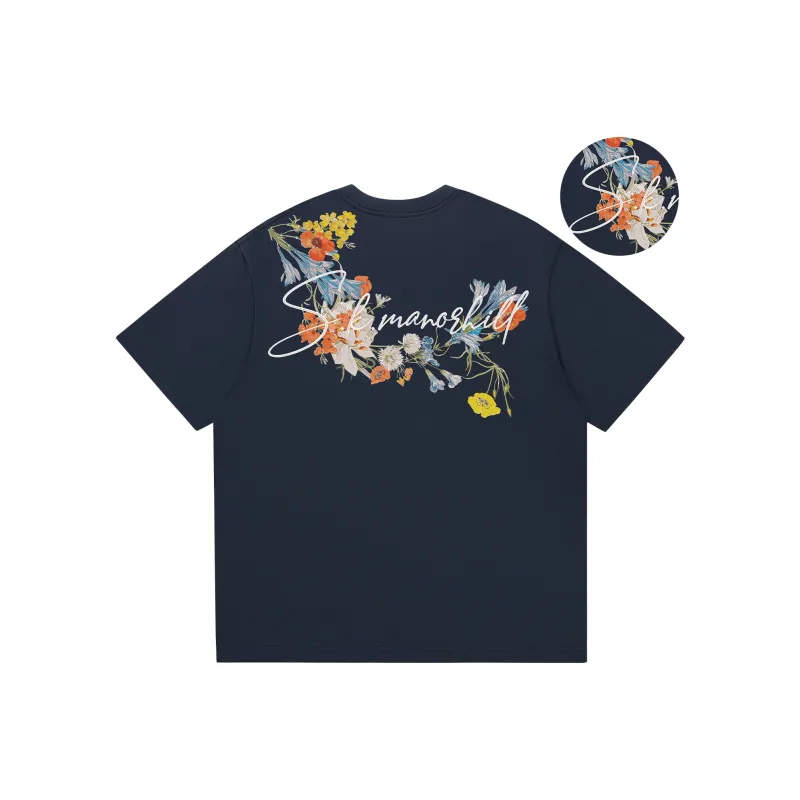 S.k. Manor Hill Short Sleeved T Shirts Unisex-2