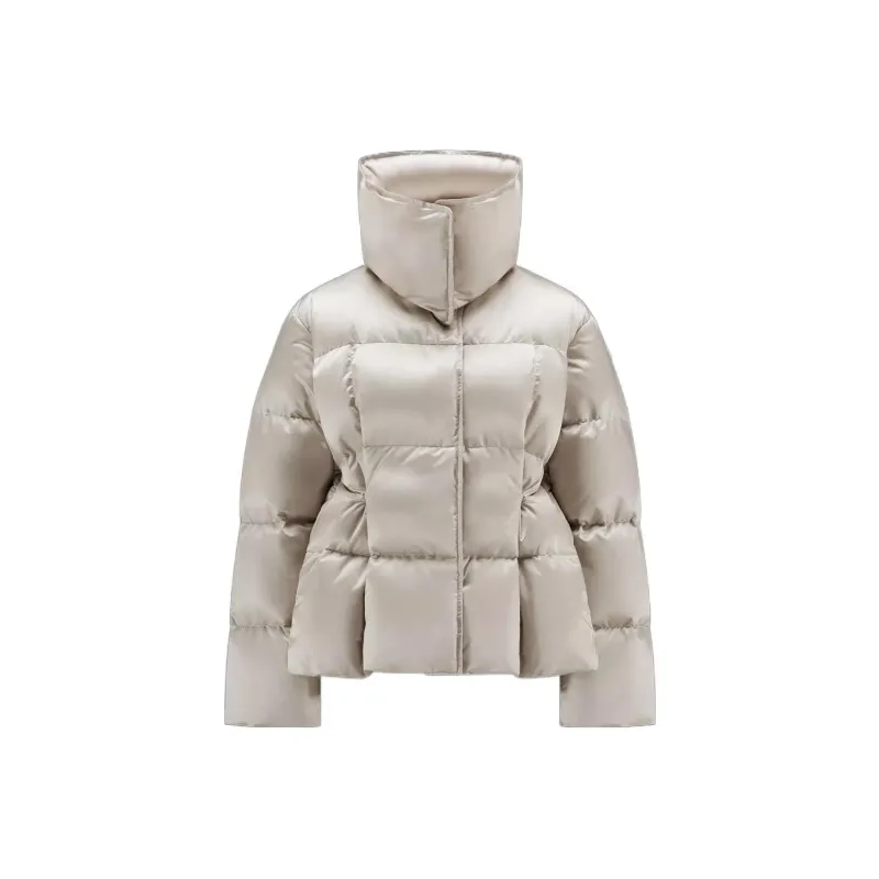 Moncler Coua Short Down Jacket Stone Beige-0