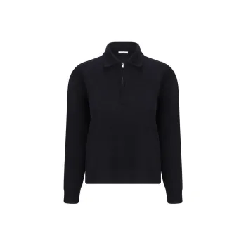 THE ROW Halvar Half-Zip Knitted Top