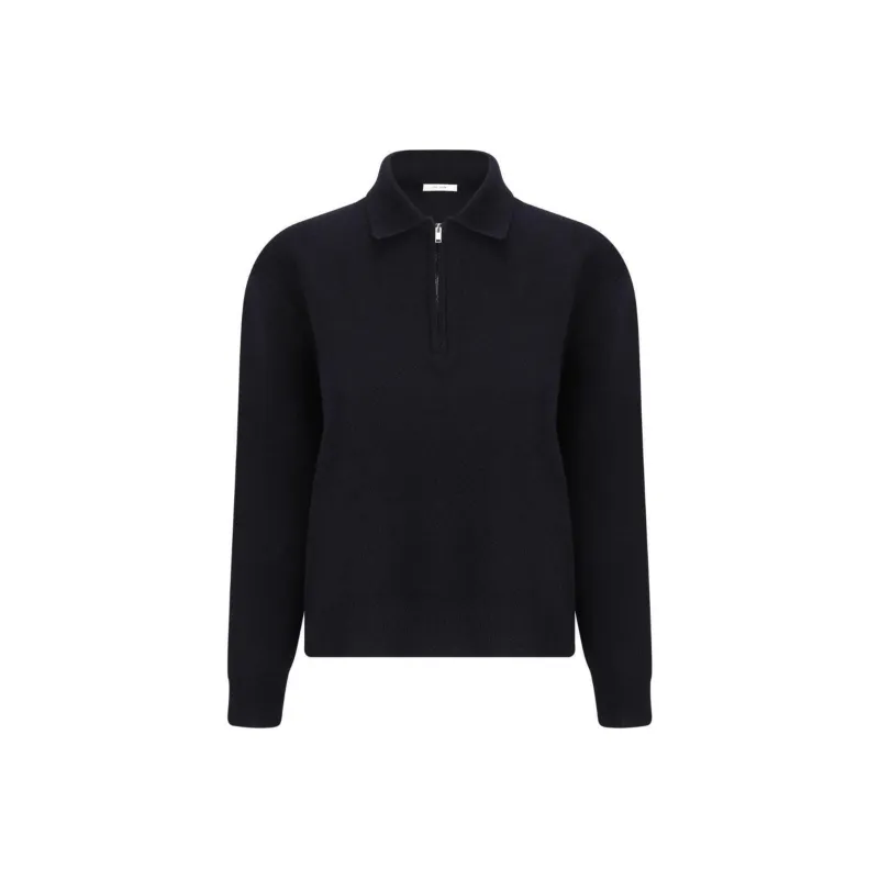 THE ROW Halvar Half-Zip Knitted Top-0