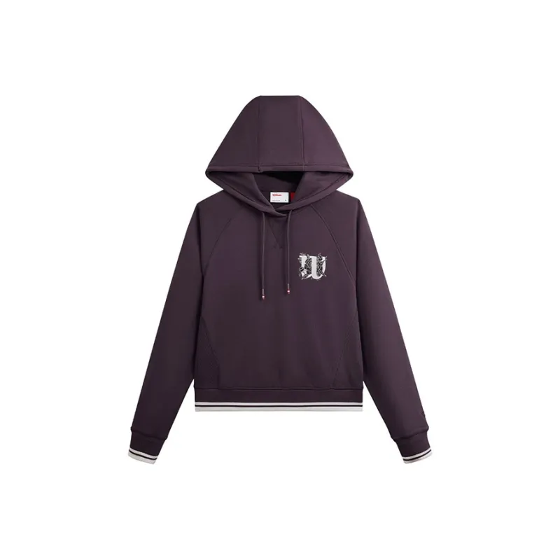 Wilson SIDELINE Sweatshirt Women's Plum Red-0