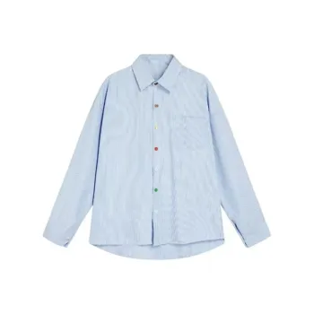COVT Shirts Women's Blue Striped Shirt