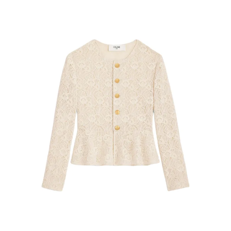 CELINE Chelsea Jacket In Lace-0