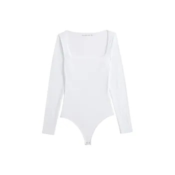 Abercrombie＆Fitch Bodysuits Women's White