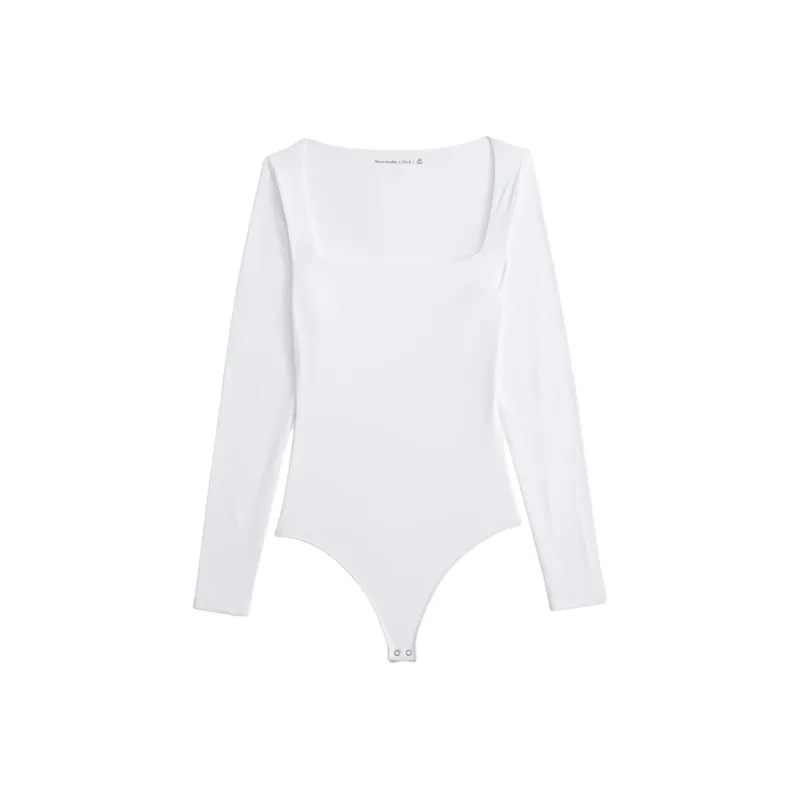 Abercrombie＆Fitch Bodysuits Women's White-0