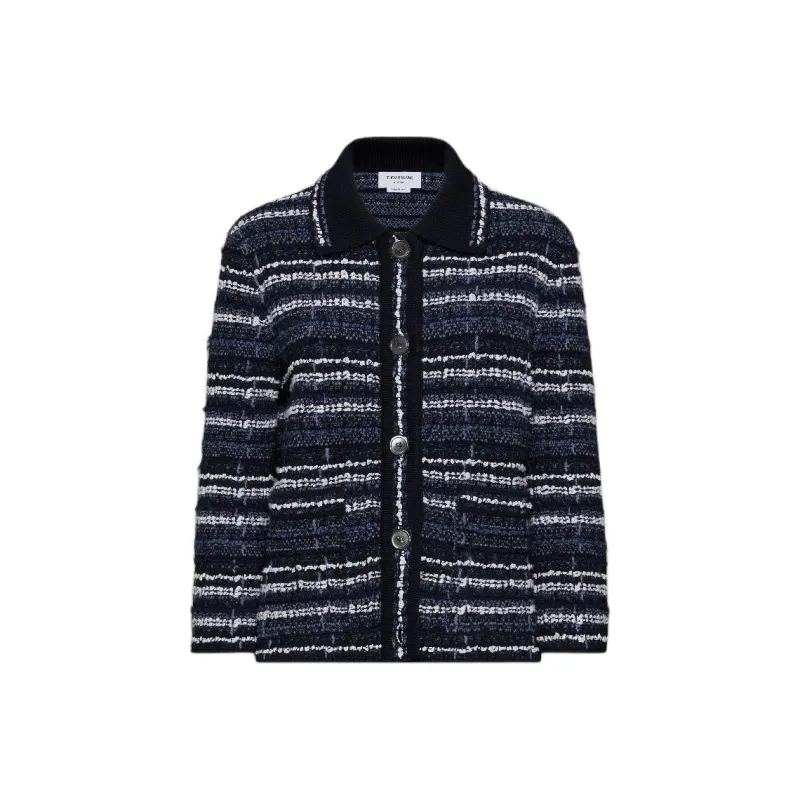 THOM BROWNE Bouclé Construction Tweed Jacket-0