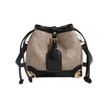 Bullrun Artificial Leather Crossbody Bag, Shoulder Bag Women's Brown/Black