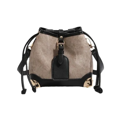 Bullrun Artificial Leather Crossbody Bag, Shoulder Bag Women's Brown/Black