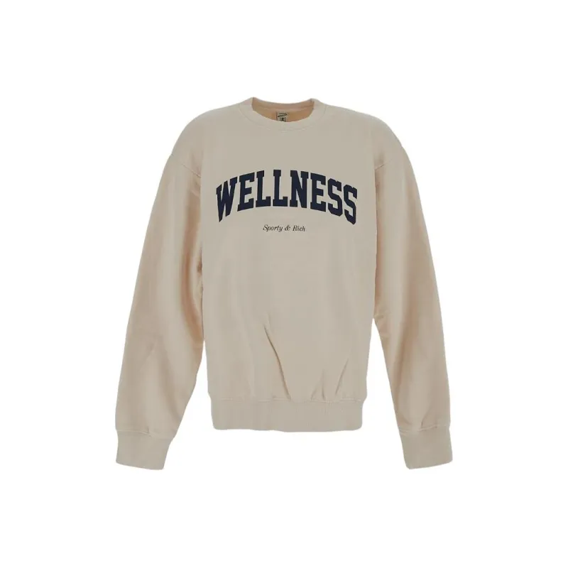 SPORTY & RICH Wellness Logo Sweater-0