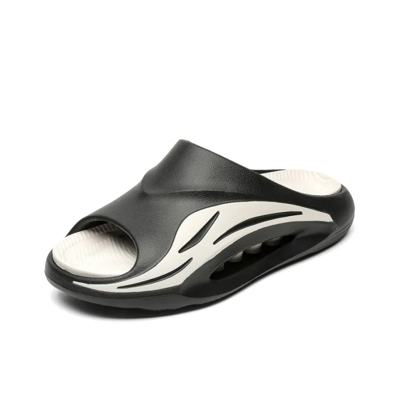 OUGLEMEN Slip Resistant Odor Resistant Slide Slippers Unisex-12