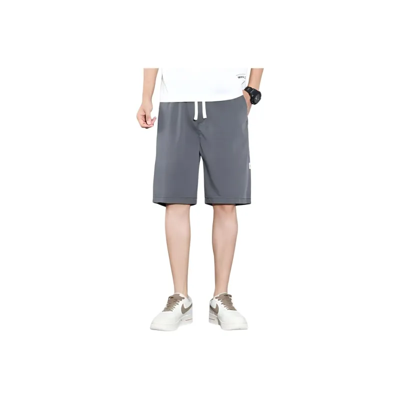 BEAR UNION Denim Shorts Unisex Gray-0