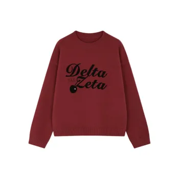 Mo Han Yi Mei Knitwear Women's Cherry Red