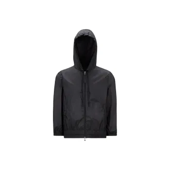 Moncler Logo Printed Hooded Jacket