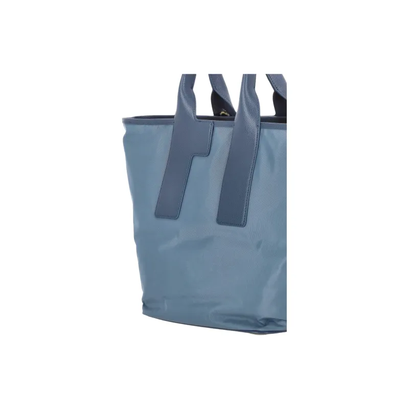 Furla Piuma Nylon Tote Bag, Shopping Bag, Shoulder Bag, Handbag Women's Blue-3