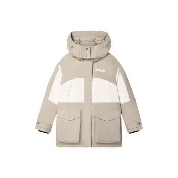 FILA ORIGINALE Down Jacket Women's Fleece Gray