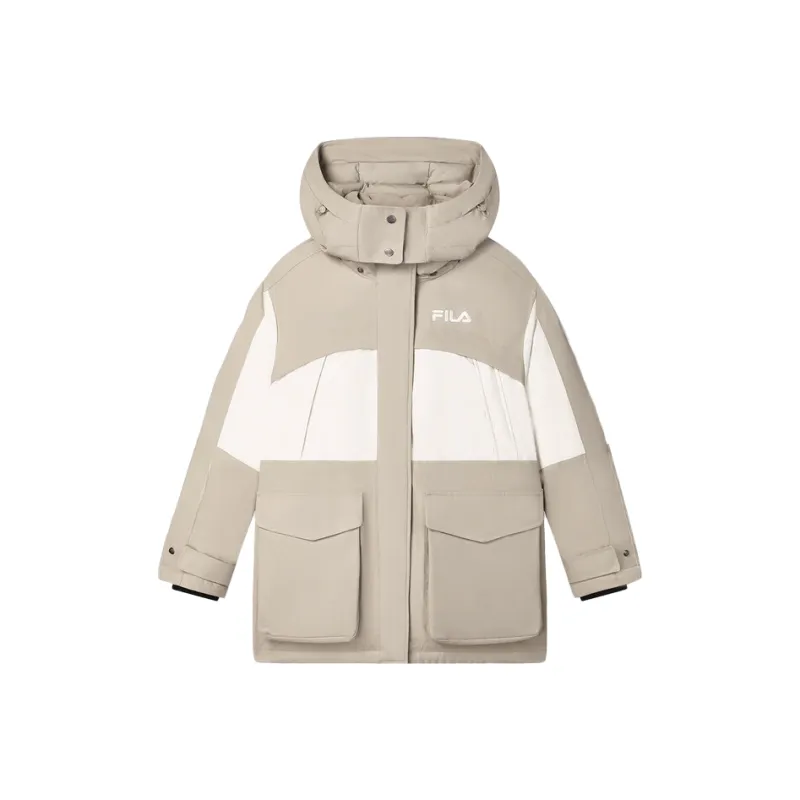 FILA ORIGINALE Down Jacket Women's Fleece Gray-0