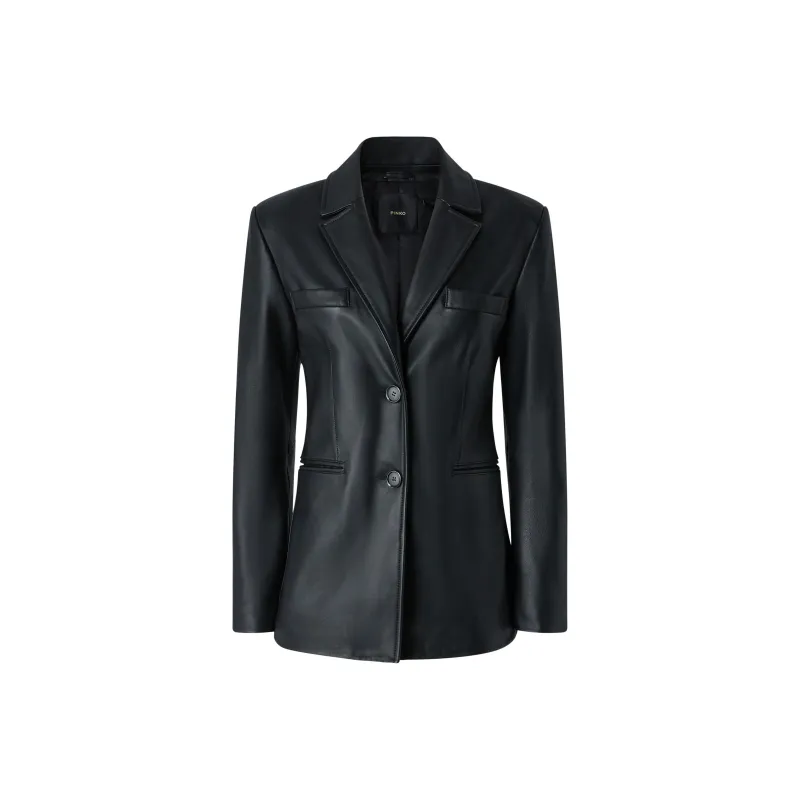 PINKO Leather Blazer-0