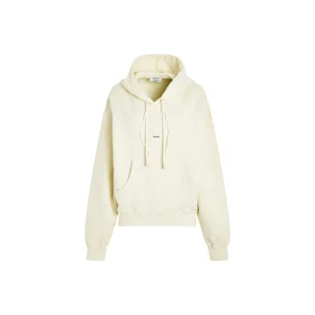 OFF WHITE Crystal embellished Cotton Hoodie