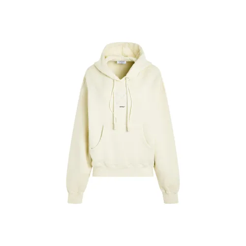 OFF WHITE Crystal embellished Cotton Hoodie