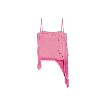 DIESEL T Malo D Embroidered Patch Asymmetric Top