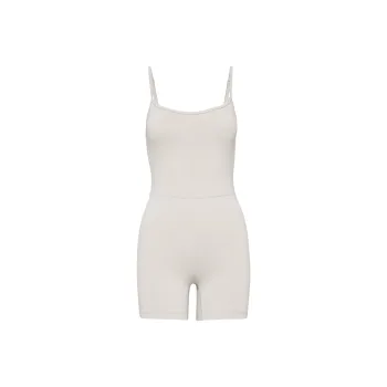 ARITZIA Golden LIFE Divinity 5' Romper Bodysuits Women's Ash/Gray Ash