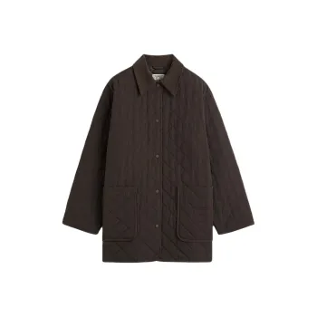 TOTEME Diamond Quilted Buttoned Jacket