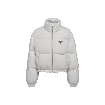 PRADA Jackets Women's Light Gray