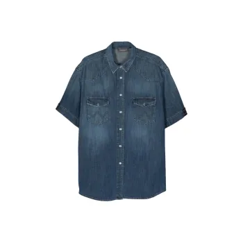 Lorena Antoniazzi Short sleeve Denim Shirt
