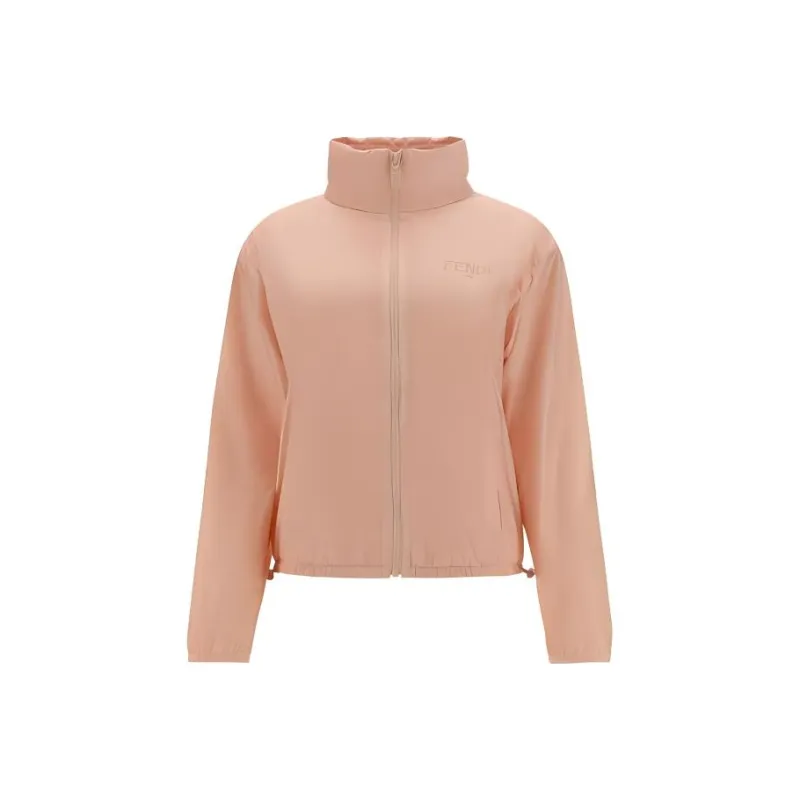 FENDI High Neck Bag Detailed Windbreaker-0