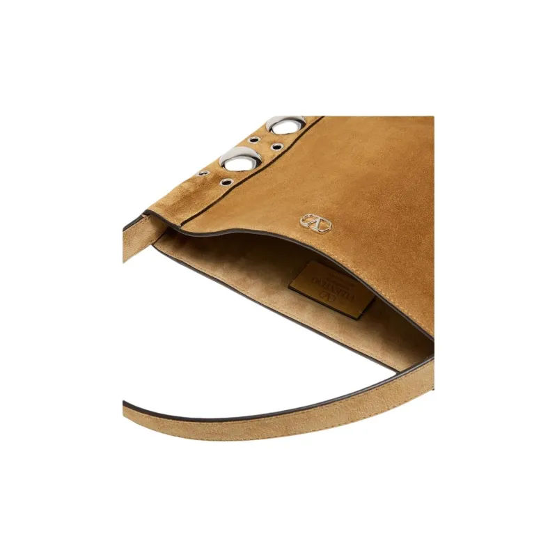 Valentino Nellcôte Fringed Edge Shoulder Bag-3