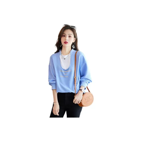 Like The Age Of Water Sweatshirt Women's Blue