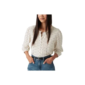 Levi’s Shirt Women's Flower White Egret