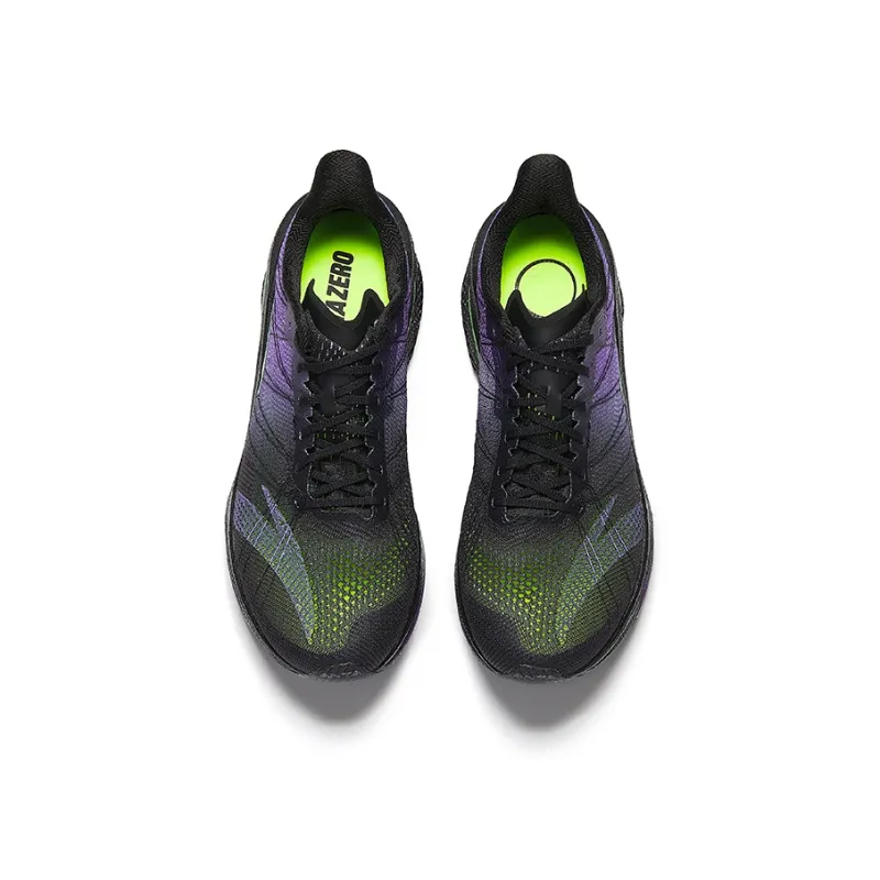 Anta Mach 4Pro V2 Anti Slip Wear Resistant Low Top Casual Running Shoes Men's Black Purple-2