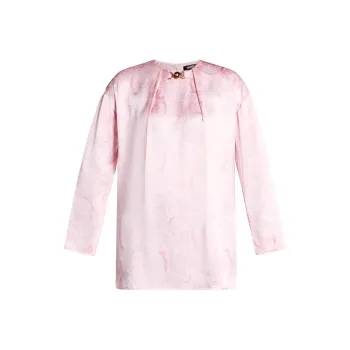 VERSACE Barocco print Silk Blouse