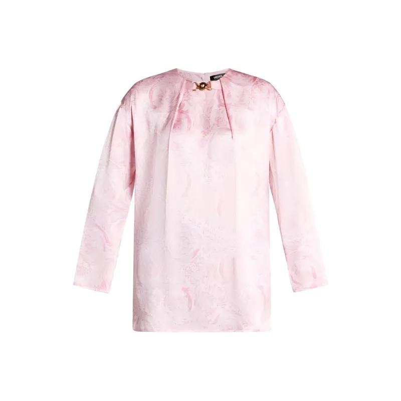 VERSACE Barocco print Silk Blouse-0