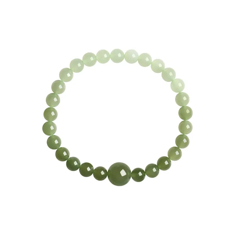 Phoenisess Hetian Jade Pale Greenish White Jade Unisex-0