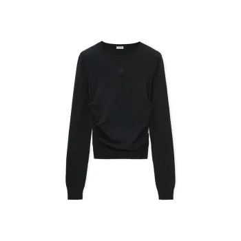 LOEWE SS25 Cashmere Sweater Women's Black