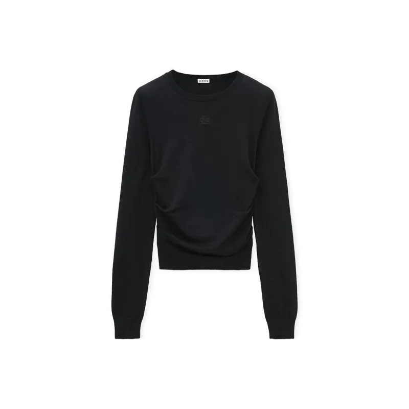 LOEWE SS25 Cashmere Sweater Women's Black-0