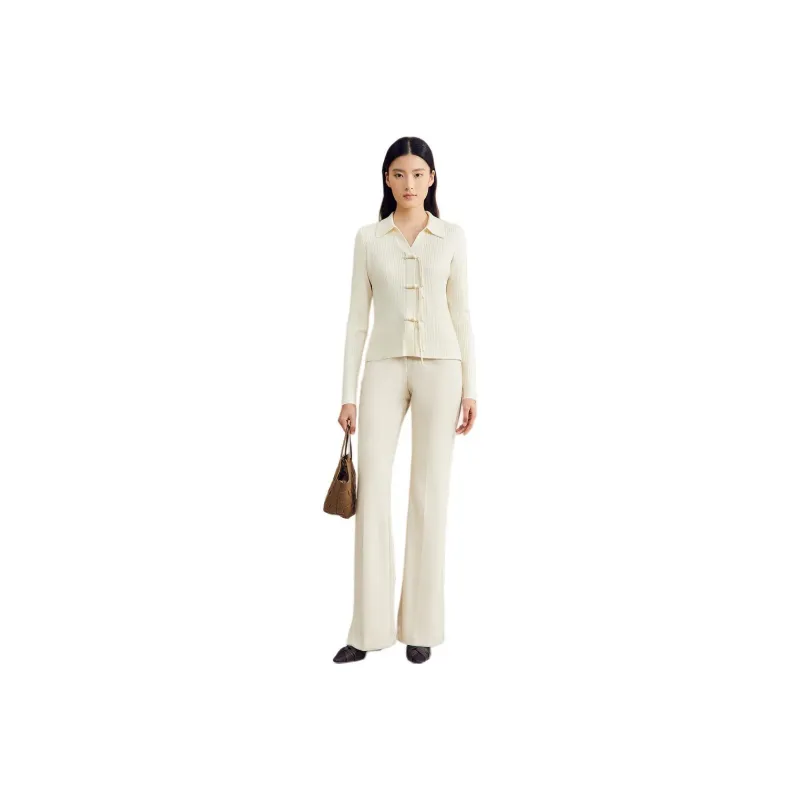 Yiner Knitwear Women's Cream White-0