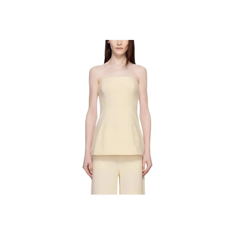 Staud Strapless Top Women's Ecru-0