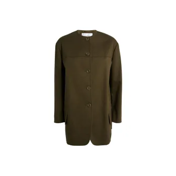 MaxMara Recital Buttoned Long-Sleeved Jacket