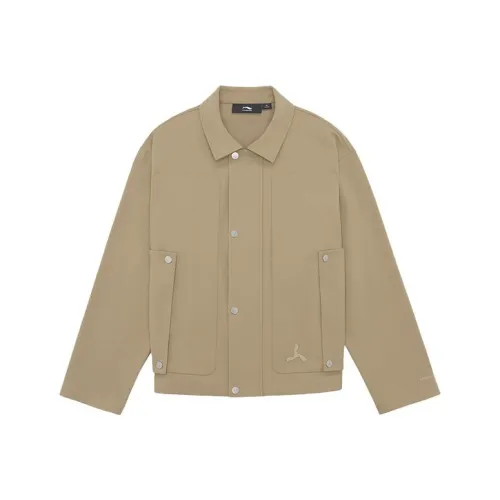 LI-NING 1990 Commuter Series Jackets Women's Camel Khaki
