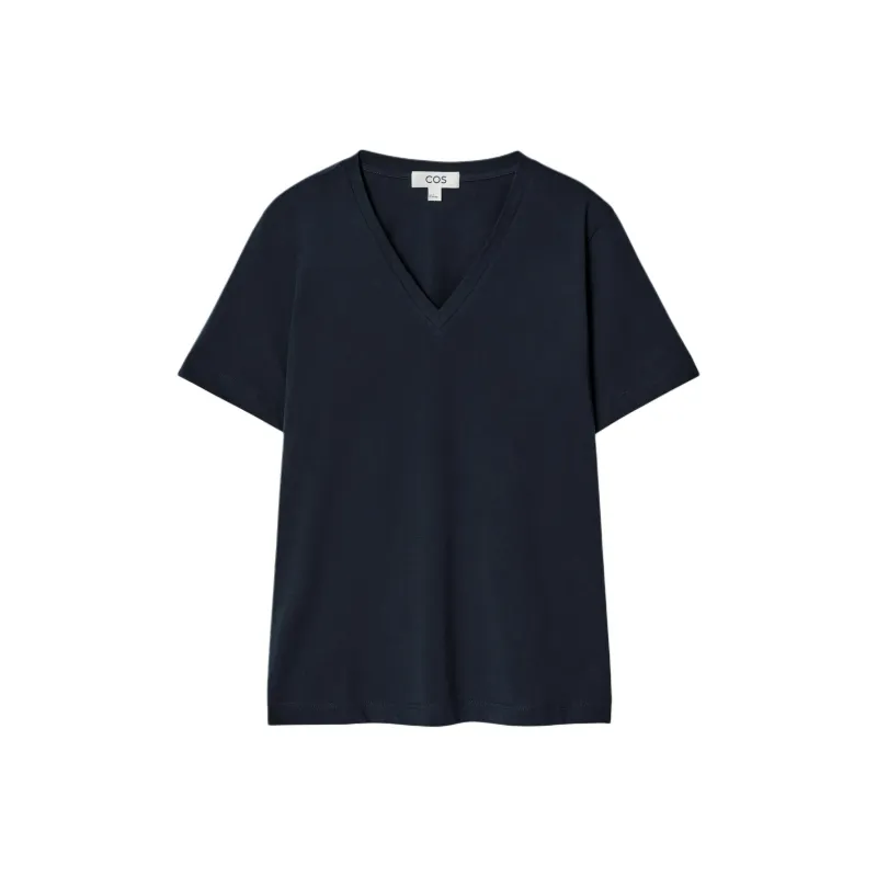 COS T Shirts Women's Navy Blue-0