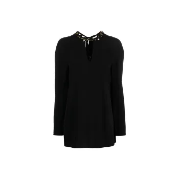 Zimmermann Chain-detailed Long Sleeve Blouse