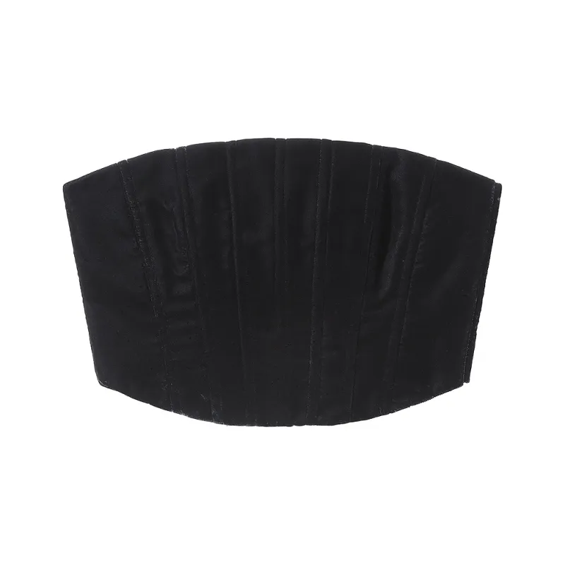 Miss Sixty Strapless Top Women's Black-0