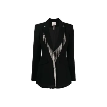 Cinq A Sept Cheyenne Fringed Blazer