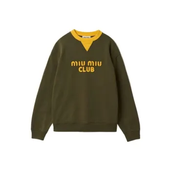 MIU MIU SS24 Sweatshirt Women's Camouflage